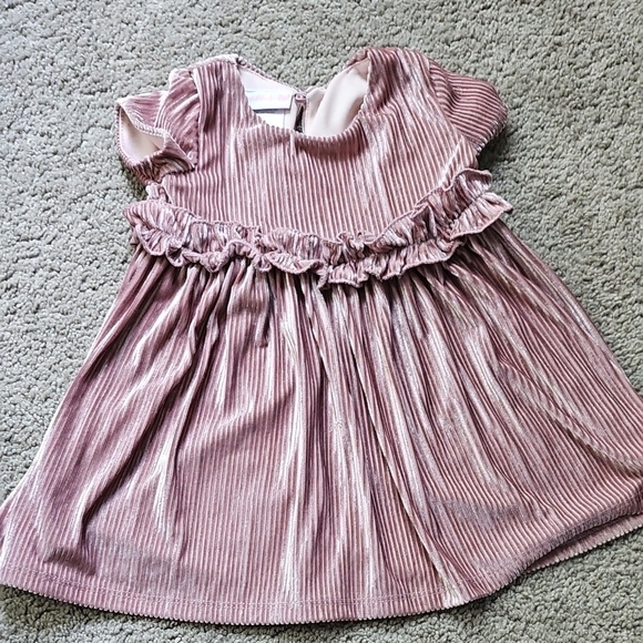 Stylish Kids Houndstooth Coat - Pink & White - Picture 3 of 4